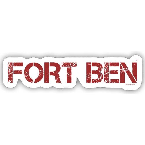 FORT BEN, red capture - Sticker