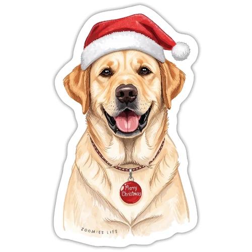 Merry Christmas Labrador - Sticker