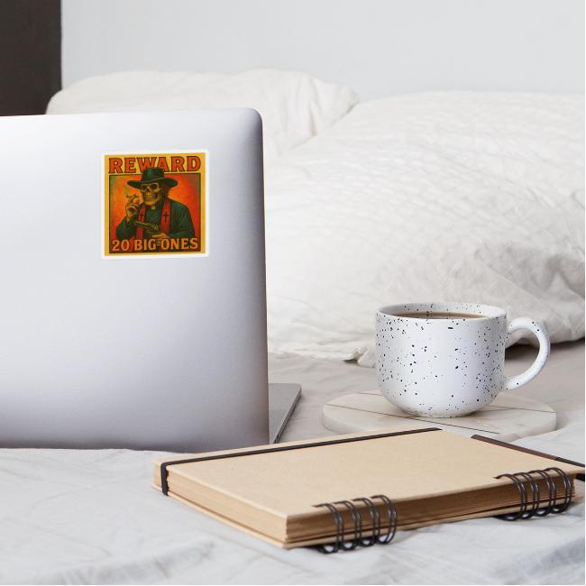 Outlaw Skull Reward Poster