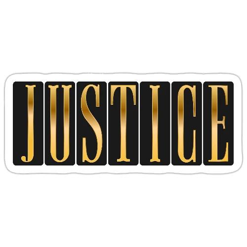 Golden Justice - Sticker