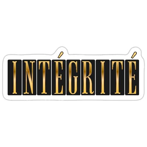 Intégrité Dorée - Sticker