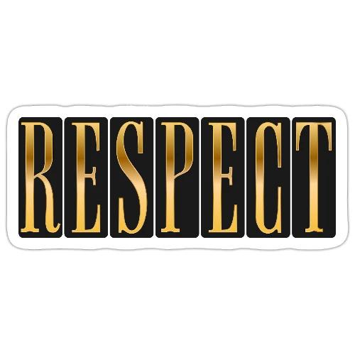 Golden Respect - Sticker