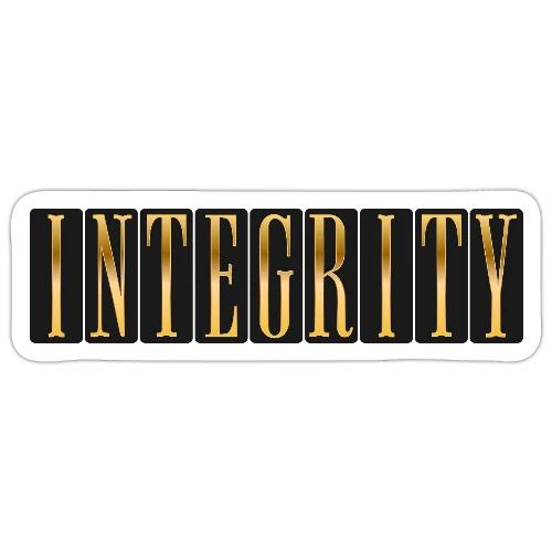 Golden Integrity - Sticker