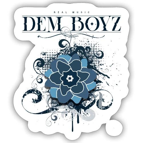 Flower Splash Blues - Sticker