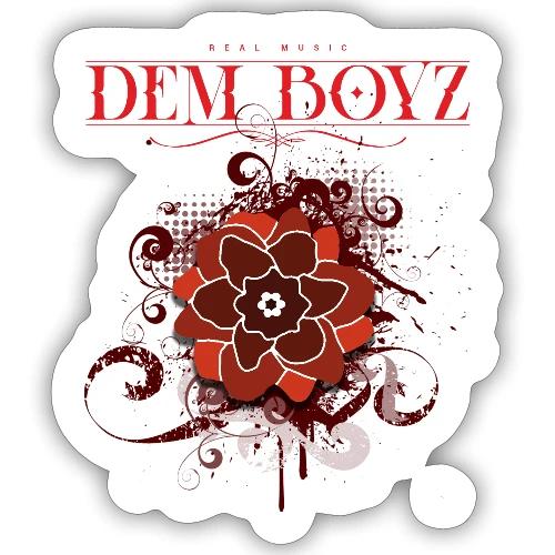 Flower Splash Reds - Sticker