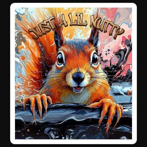 Just a Lil Nutty - Sticker