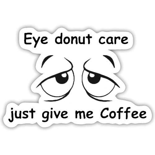 Eye donut care1 - Sticker