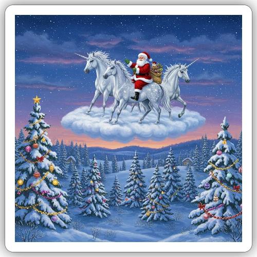 WinterHarbor Snowboat Art Tee - Sticker