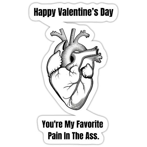 I'm Glad I Swiped Right T-Shirt | Funny Valentine - Sticker