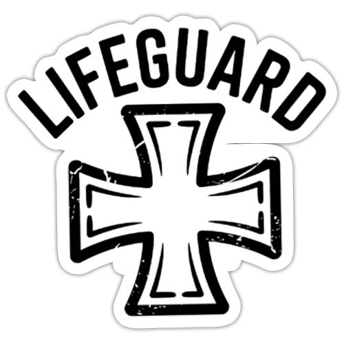 Lifeguard Cross Emblem - Sticker