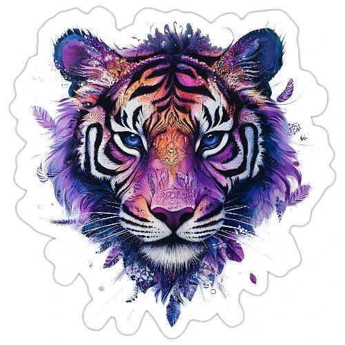 Mystic Violet Tiger - Sticker