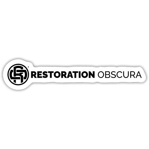 Restoration Obscura Classic Logo - Sticker
