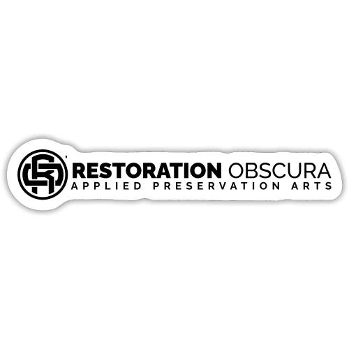 Restoration Obscura Applied Preservation Arts Logo - Sticker