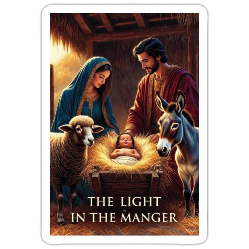 Nativity Manger T-Shirt - Sticker