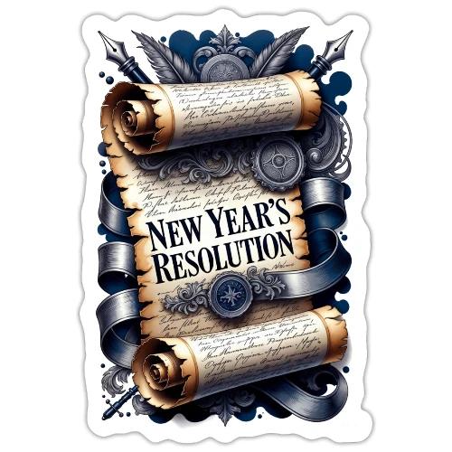 New Year's Resolution T-Shirt - Sticker