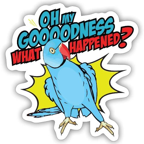 KAE OMG WHAT HAPPENED - Sticker