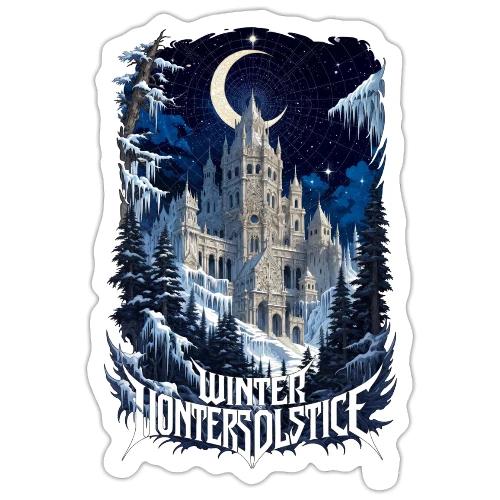 Celestial Winter Temple T-Shirt - Sticker