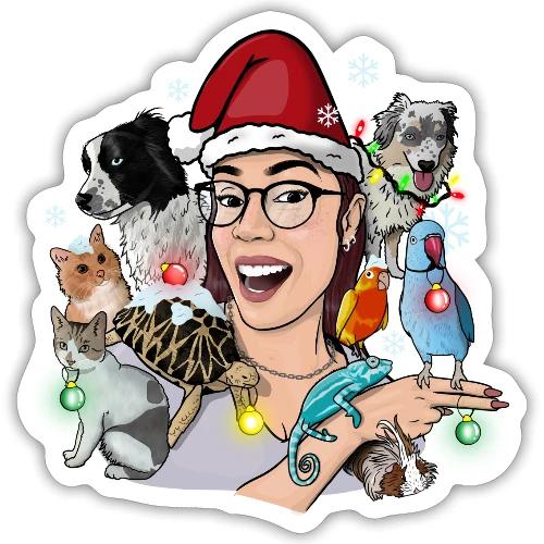 KTeam logo XMas - Sticker