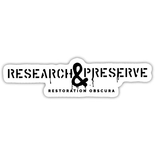 RO Research & Preserve Dark - Sticker