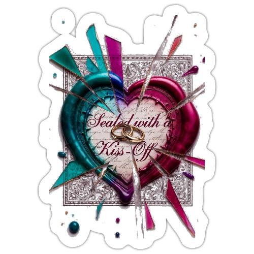 Sealed with a Kiss-Off T-Shirt - Sticker