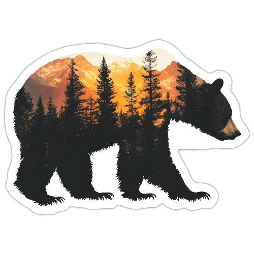 Bear: Sunset Guardian - Sticker