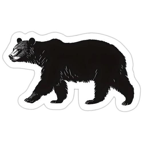 Midnight Black Bear - Sticker