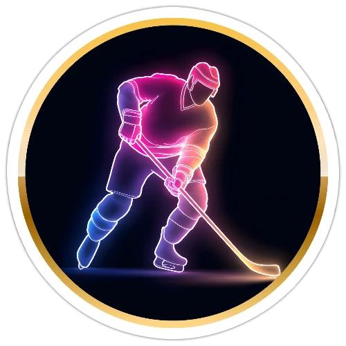 Hockey: Neon Ice Rush - Sticker