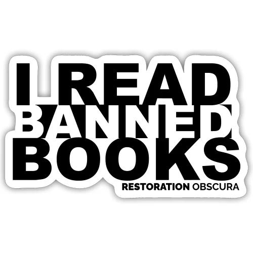 RO I Read Banned Books - Sticker