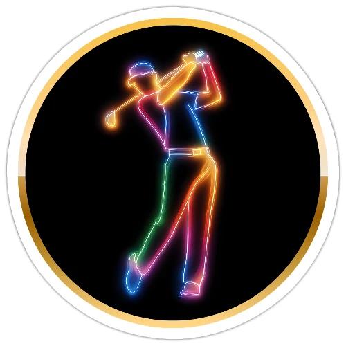 Golf: Spectrum Swing - Sticker