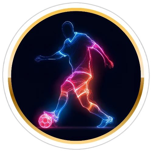 Soccer: Electric Kick Ring - Sticker