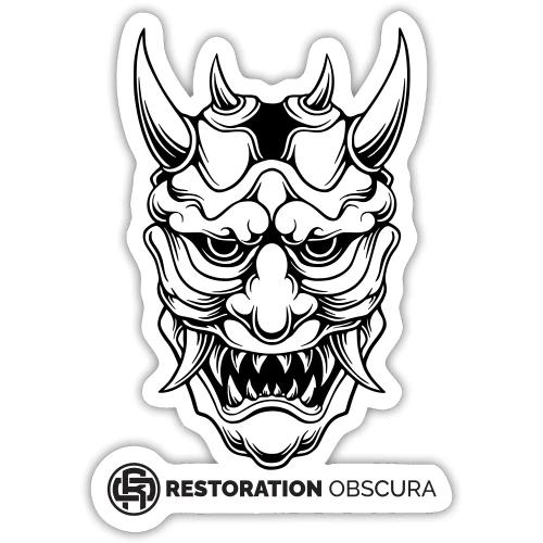 RO Oni Mask - Sticker