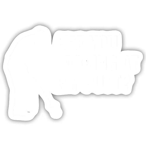Golf Gift for Dad - Putt Harder Funny Graphic Tee - Sticker