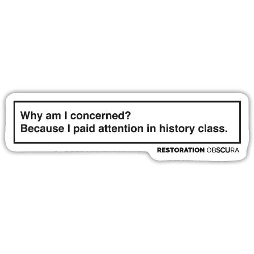 RO History Class - Sticker