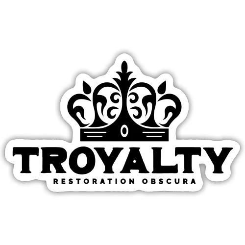 RO Troyalty Letterpress Mark - Sticker