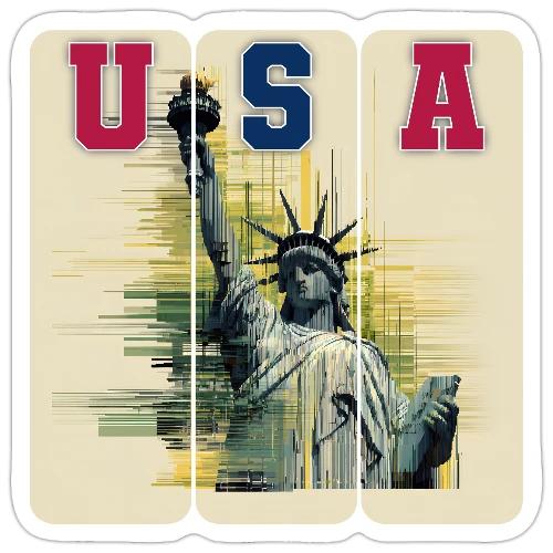 Art illustration of the Statue of Liberty - Sticker
