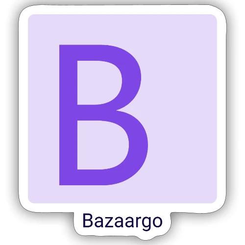Bazaargo logo transparent - Sticker
