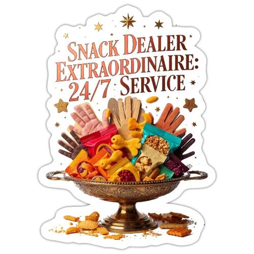 Snack Dealer Extraordinaire Tee, Mum Gift - Sticker