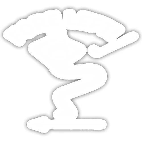 FORE LEFT! - Golf Gag Gift Tee for Men - Sticker