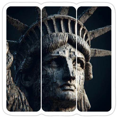 USA: Liberty in Shadows - Sticker