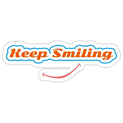 Keep Smiling Positive Vibes Graphic - Sticker