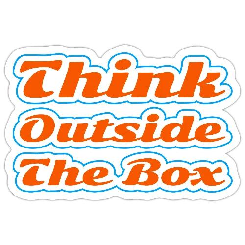 Think Outside the Box — Creative Mindset Script - Sticker