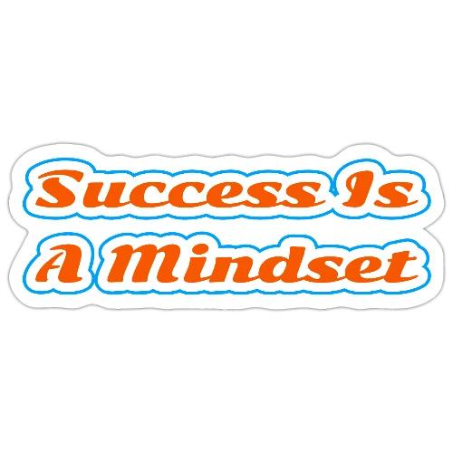 Success Is a Mindset — Motivational Glow Script - Sticker