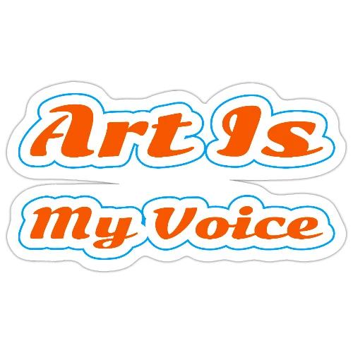 Art Is My Voice — Express Yourself Script - Sticker