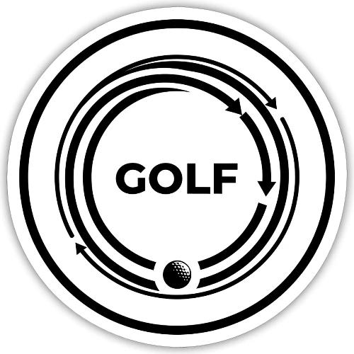 Golf Restart - Funny Do-Over Gift Tee for Men - Sticker
