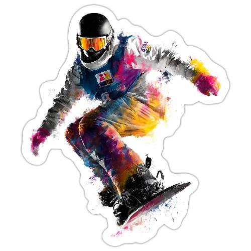 Snowboarding: Frozen Palette - Sticker