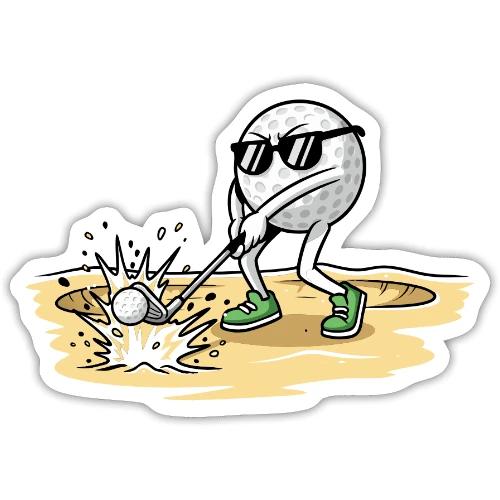 Sand Trap Escape - Golf Gag Gift Tee for Men - Sticker