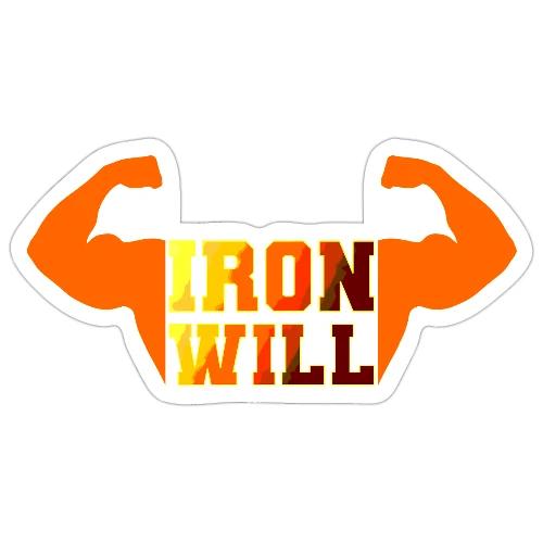 Bodybuilding: Iron Will Power - Sticker