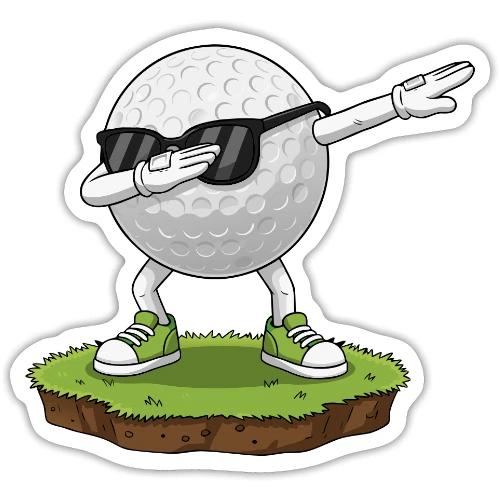 Birdie Vibes Only - Golf Dad Gift Tee for Men - Sticker