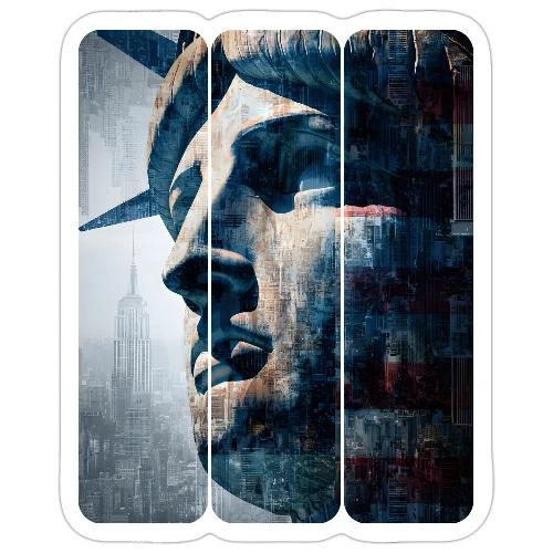 USA: Urban Liberty Triptych - Sticker