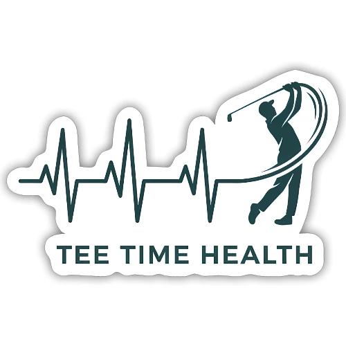 Tee Time Health - Medical Golf Gift Tee - Sticker
